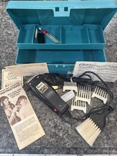 Vintage Raycine Model 274 Series A Barber Hair Clippers Working With Accessories picture
