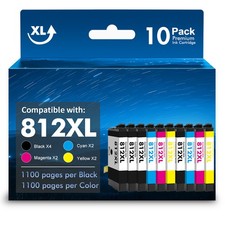 812XL T812XL Ink For Epson 812 XL Workforce Pro WF-7840 WF-7820 WF-7310 EC-C7000 picture