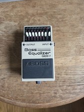 Boss GEB-7 Graphic Bass Equalizer Pedal picture