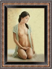 Hand Painted Oil Painting art Female woman Nude On Canvas 24