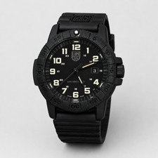 Luminox Leatherback Sea Turtle Giant 44mm Carbonox Black Rubber Watch XS.0330 picture