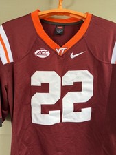 Virginia Tech Hokies #22 Terrell Edmunds Football Jersey Mens Sz Large Nike VT picture