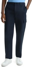 THEORY Pants Mens Size 33 Navy Cargo Drawstring Trouser CURTIS Hanson Twill $245 picture