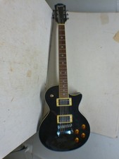 LES PAUL COPY ELECTRIC GUITAR BLACK  L@@K picture