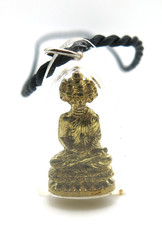 Vintage Phra Setthi Nawakhot 9 Faces Buddha Amulet Pendant Necklace Bronze Rare picture