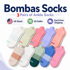 📢📢📢 3 PAIRS/SET Bombas Ankle Socks 🐝 | Unisex | S M L | Multiple Colors 🔥 picture