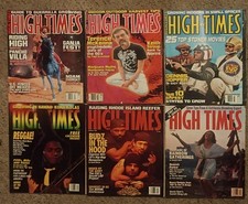 High Times Magazine Lot of 6 1990s Issues VGC Cannabis Culture picture