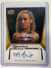 2024 Upper Deck Marvel Studios Brie Larson as Captain Marvel Sensations Auto picture