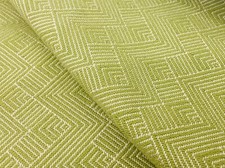 Thibaut Geometric Chevron Herringbone Uphol Fabric- Maddox / Leaf 4.25 yd W73330 picture