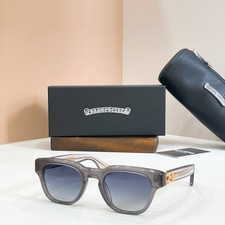 Chrome Hearts Cuntvoluted Sunglasses Gray Crystal Blue 49-23-147 With New Case picture