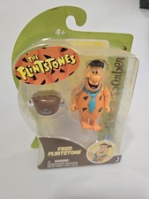 THE FLINTSTONES FRED ACTION FIGURE W/ HAT MOSC HANNA BARBERA 2012  picture