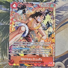 Monkey.D.Luffy Alt Art - OP16-015 The Time of Battle SR One Piece - NM English picture