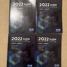 SHRM Learning System-CP/SCP 2022 Complete 4 Book Set Brand New Sealed  picture