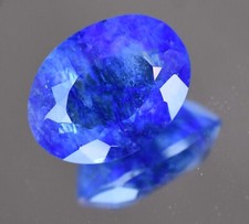 Unheated Natural Violet Blue Tanzanite 20.60 CT AGL Certified Oval Cut Gemstone picture