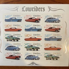 2026USA #6062-6066 Forever Lowriders - Sheet of 75 mint (5 sheets/75 pieces) picture