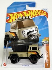 2024 Hot Wheels HW Hot Trucks 3/10 Tan ‘57 Jeep FC #68 1:64 Scale Diecast Truck picture