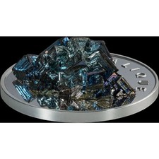 *PRESALE* 2026 Cameroon 1oz .999 Silver + Bismuth Crystalique 3D Coin Super Rare picture