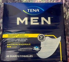 Tena Incontinence Guards for Men, Maximum Absorbency, 48 ct picture