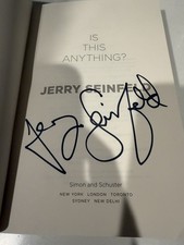 Signed Jerry Seinfeld Biography, Is This Anything? picture