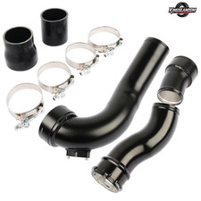 For BMW N55 3.0L F01 F02 F10 F12 New Charge Pipe Boost Pipe Kit Aluminum Upgrade picture