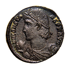 Handsome Constans BI Centenionalis. Antioch, AD 348-350. ANS Hut Tree Captive picture