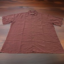 Moda Campia Moda Short Sleeve Shirt Men’s Size L Large  Dusty Rose picture