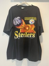 VTG 1994 Pittsburgh Steelers T-Shirt XL Salem Sportswear NFL Single Stitch USA picture