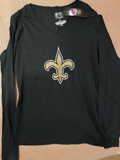 New Orleans Saints NFL Pro Line Fanatics Women’s Shirt M NWT Amber #14 Long Slee picture