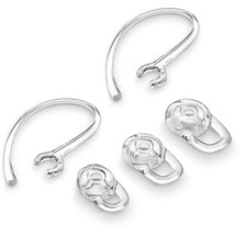 2 Small Clear Ear Hooks & 3 Small Clear Ear Gels Replacement For Plantronics picture