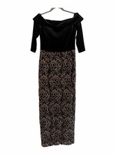 Adrienna Papell velvet column gown picture
