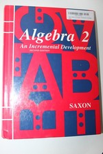 Saxon Algebra 2: An Incremental Development 2nd Edition - Hardcover - GOOD picture