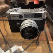Yashica 1C Lynx 5000E Vintage Rangefinder 35mm Film Camera Yashinon 45mm Lens picture