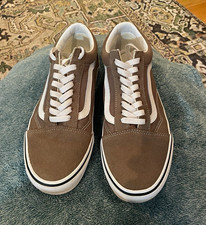 VANS Old Skool Men’s Brown Low Top Lace-Up Solid Sneaker Athletic picture