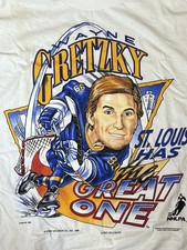 1990s Wayne Gretzky St Louis Blues T-Shirt NHL Hockey AN67033 picture