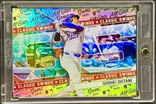Shohei Ohtani  HOLO FOIL  CARD TOPPS DODGERS  MINT picture