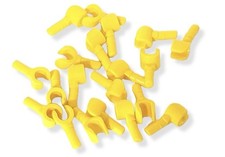 Lego Lot of x100 Yellow colored mini figure hands 983 Brand New picture