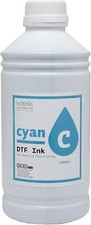 CISinks Premium DTF Ink Bottle Refill Set 1000ML, Compatible w/ DTF Film-Cyan picture