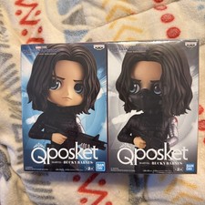 Banpresto Q Posket Captain America MARVEL Bucky Barnes Figure Set of 2 picture