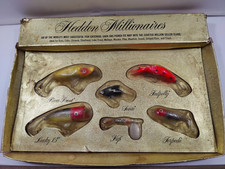 VINTAGE Heddon Millionaires 6-Lure Gift Set FACTORY SEALED Blisters NOS Boxed picture