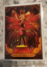 Hazbin Hotel Promo Trading Card PR-33 King of New York Lucifer NYCC (in hand)  picture
