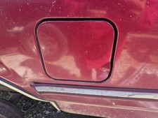 92-96 Ford F150 Fuel Tank Door With Hinge Gas Lid OEM Filler Red Maroon picture