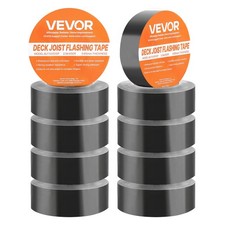 VEVOR Deck Joist Tape Waterproof Flashing Butyl Joist Tape 2 inch x 50 ft 10 Pcs picture