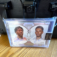 Topps 2024-25 Dynasty UEFA Dual Autographs Bellingham/Mainoo #DDAV-MB /10 picture