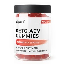 Keto ACV Gummies Apple Cider Vinegar 1000mg - 120 Gummies - Weight Loss Cleanse picture