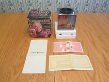 Vintage GE General Electric Sound Scene Picture Radio w Paperwork & Box ~ VIDEO picture