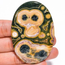 157.55 Ct Natural OCEAN JASPER Oval Cabochon Loose Gemstone 42x67x5 mm TP261 picture