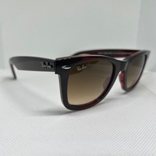 Ray-Ban RB 2140 Wayfarer Striped Red Gradient 1362/85 Size 54MM Sunglasses picture