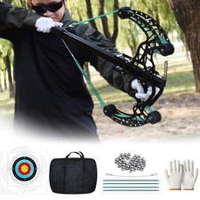 Ball Bearing Bow, Repeat Steel Ball Compound Set, Metal Body, Targets Kit(Read) picture