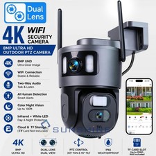 4K Camaras De Seguridad Wifi Exterior Inalambrica Con Vision Nocturna y Audio picture