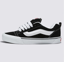 Vans Knu Skool Black White Men's Puffy Skate Shoes VN0009QC6BT picture